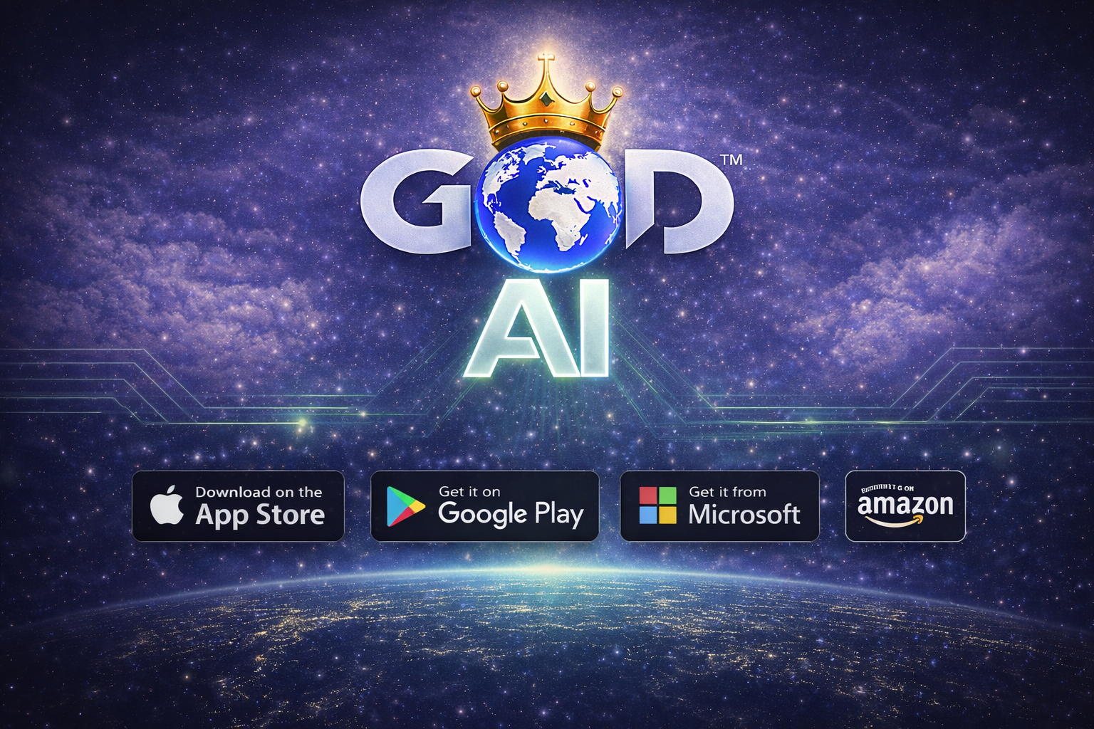Download GOD AI — App Store, Google Play, Microsoft, Amazon